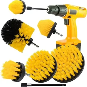 6 PCS Electric Drill Brush Head Cleaning Household Universal Tools Floor Tile Polishing Kitchen Bathroom Car Wash Descaling Set